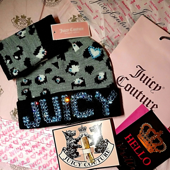 Juicy Couture Beanie & gloves main image 2